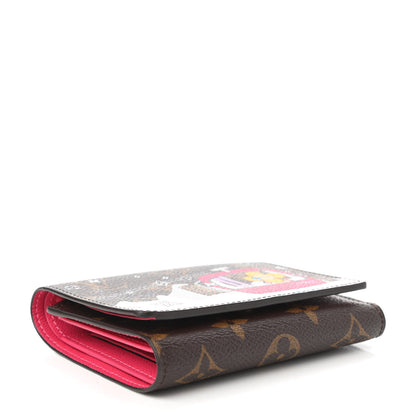 Louis Vuitton Monogram 2019 Christmas Animation Victorine Wallet Fuchsia 4 of 11