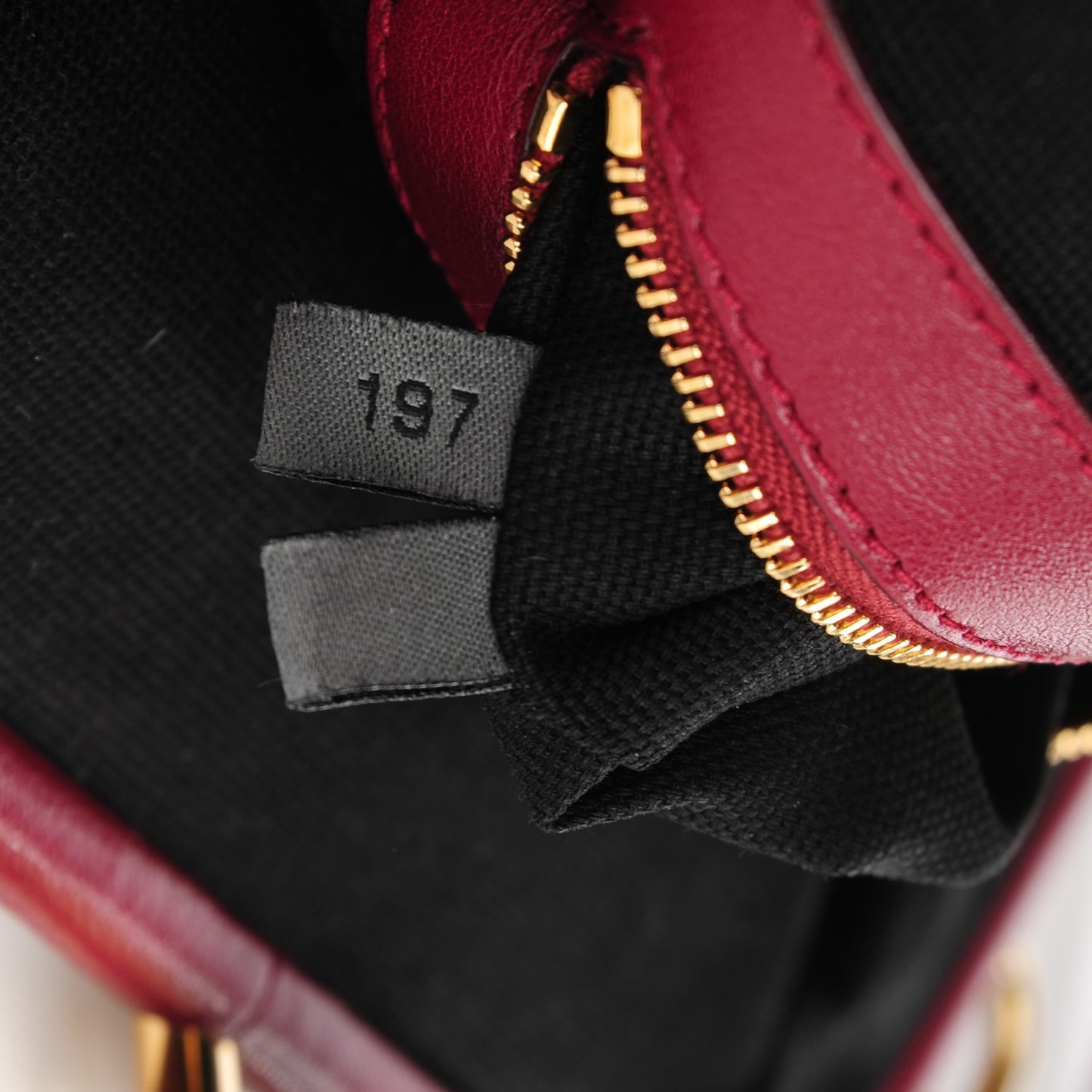 Lambskin Quilted Little Stam Bordeaux