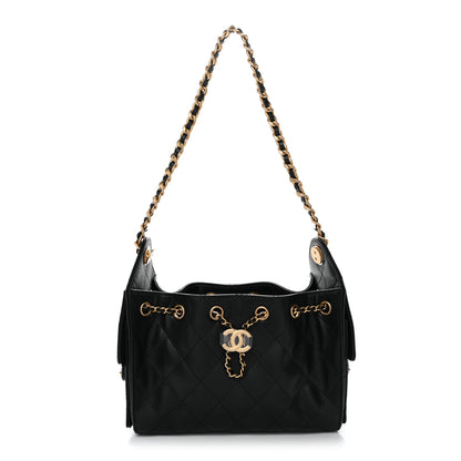 Chanel Caviar Quilted Mini Chanel 25 Handbag Black 1 of 11