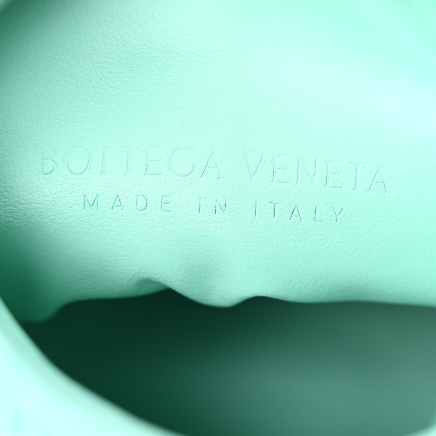 Calfskin Intrecciato Mini Hop Green Oasis