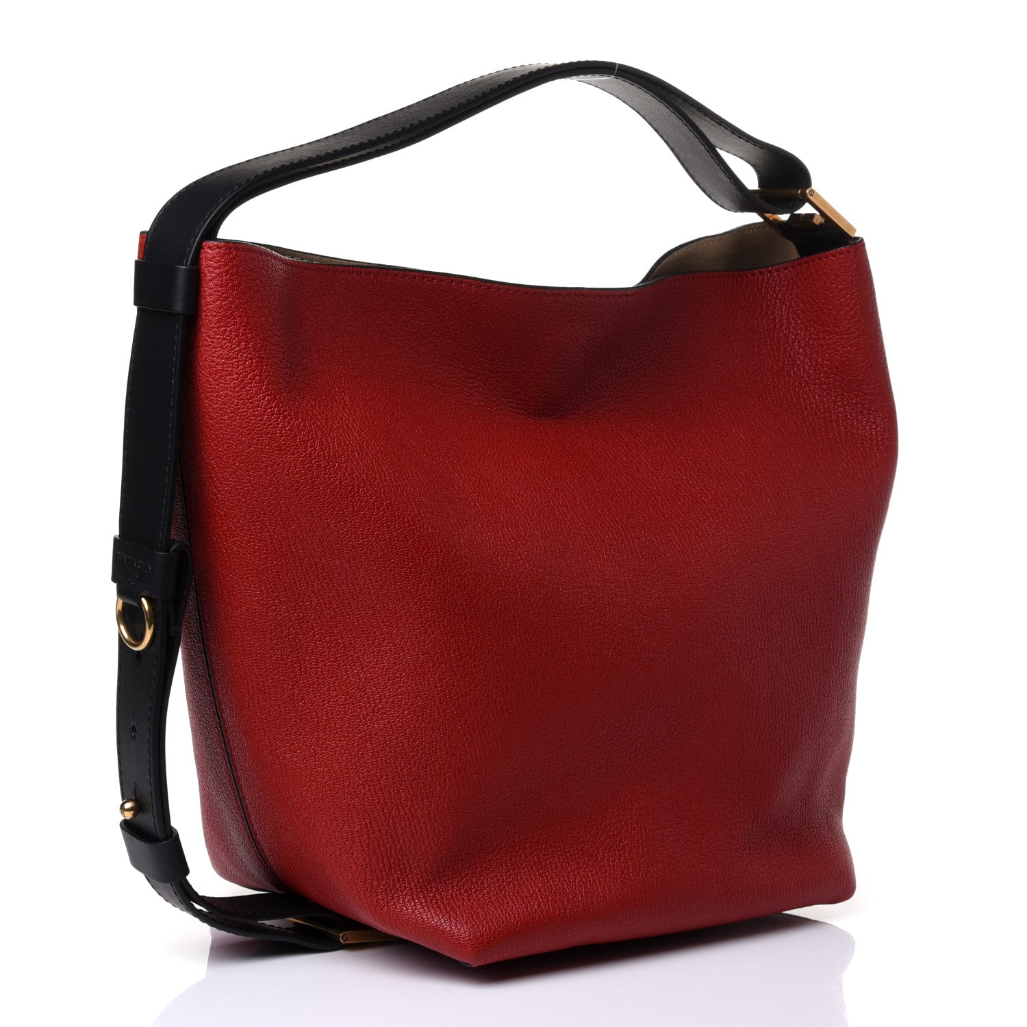 Givenchy Grained Calfskin GV Bucket Bag Bright Red 2 of 4