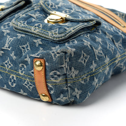 Louis Vuitton Denim Baggy GM Blue 7 of 10