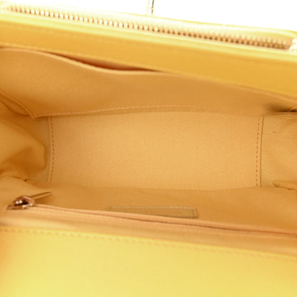Chanel Caviar Quilted Small Business Affinity Flap Yellow 5 of 10