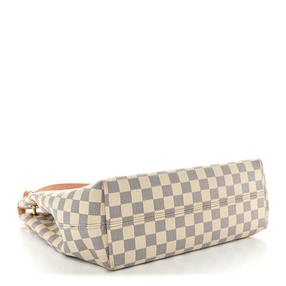 Louis Vuitton Damier Azur Graceful PM Rose Ballerine 4 of 11