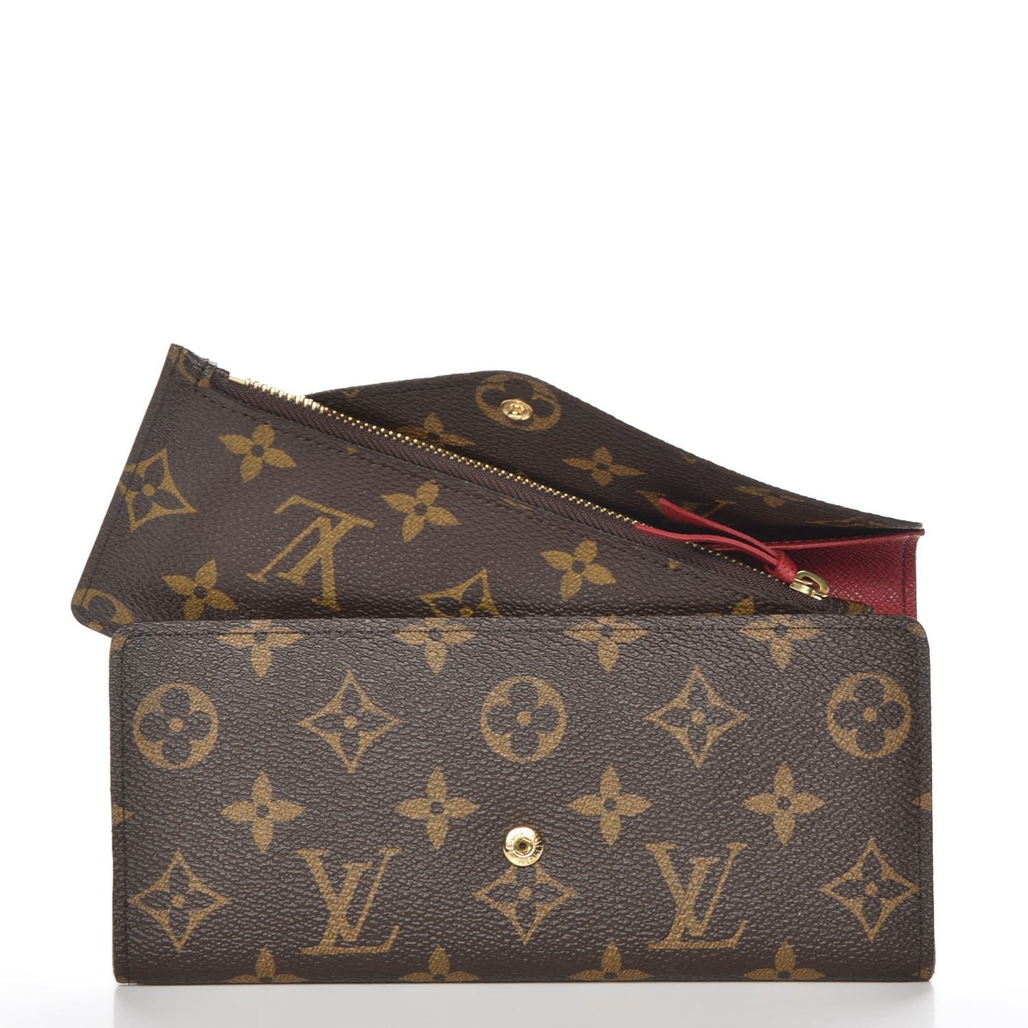 Monogram Josephine Wallet Red