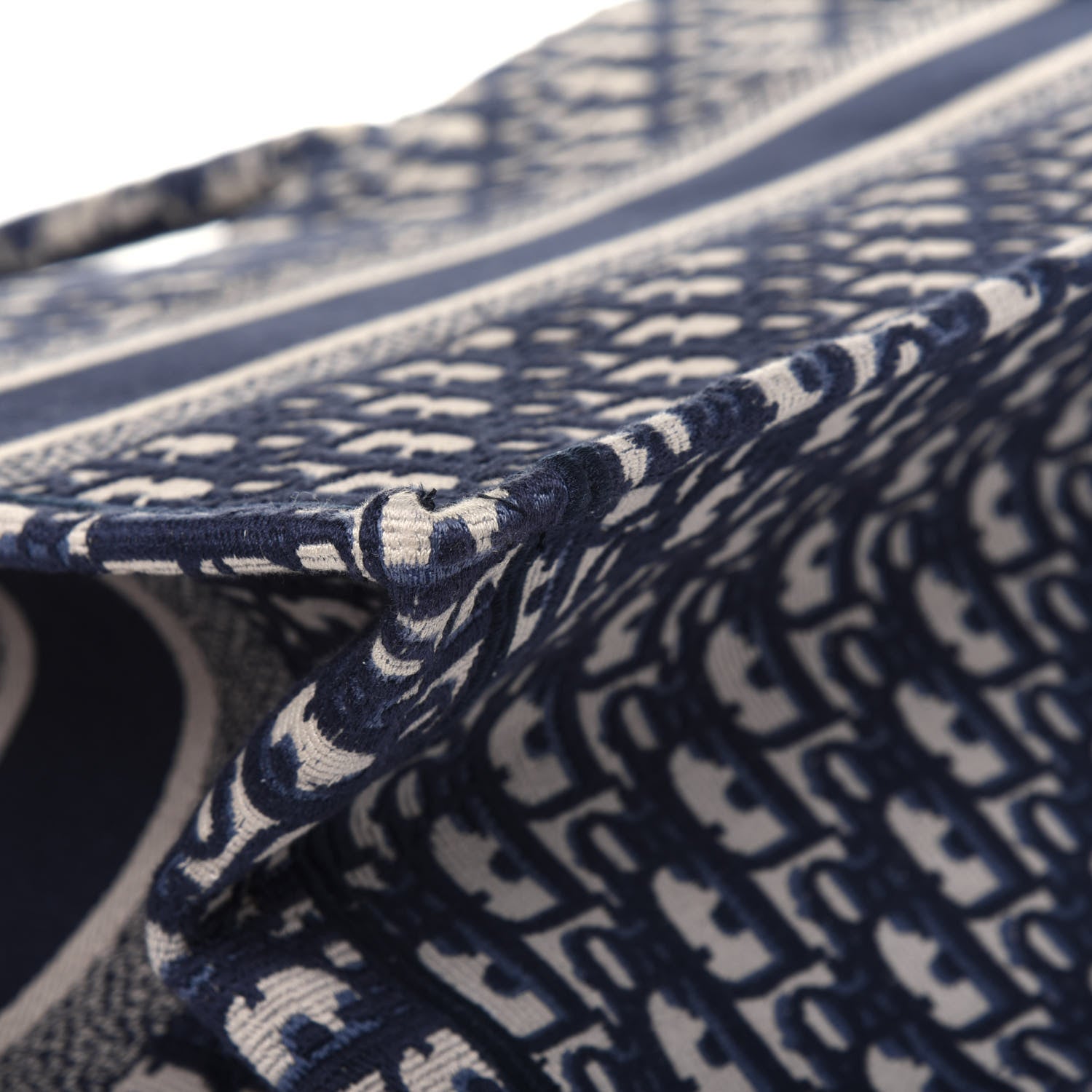 Christian Dior Oblique Medium Book Tote Blue Multicolor 10 of 13