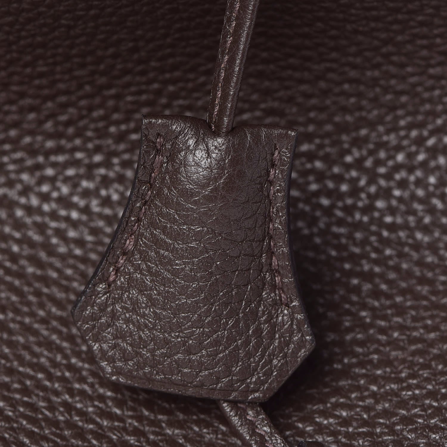 Hermes Taurillon Clemence Birkin 35 Chocolate 18 of 37