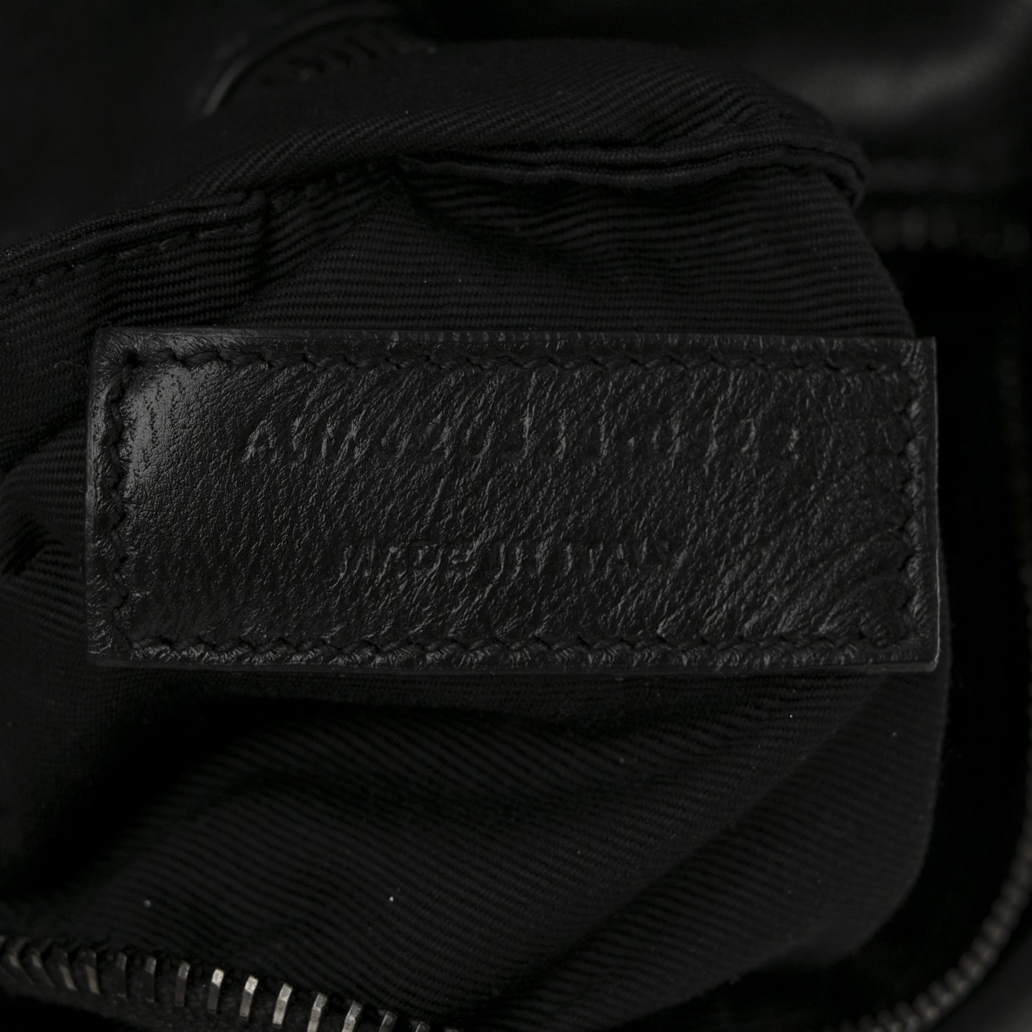 Lambskin Quilted Toy Loulou Puffer Monogram Monochrome Chain Satchel Black