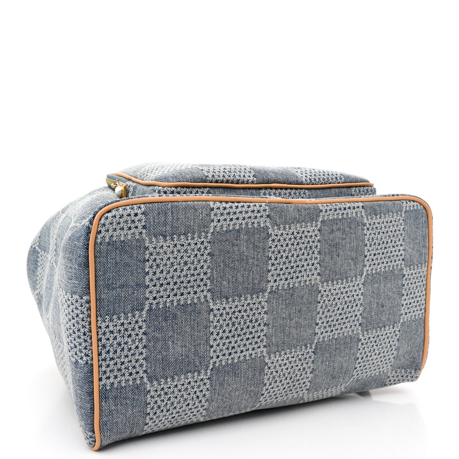 Louis Vuitton Damier Denim 3D Montsouris Backpack Bleu 4 of 9