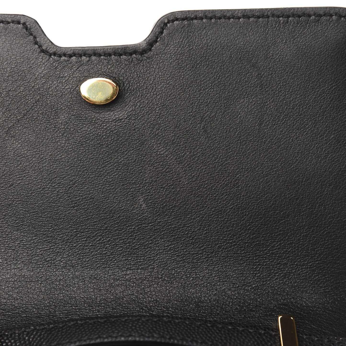 Grained Calfskin Mini TB Bag Black