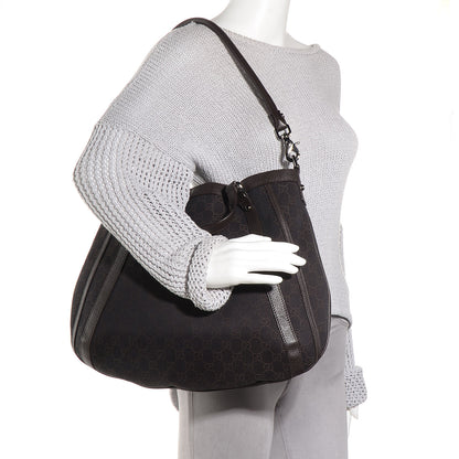 Gucci Monogram Medium Abbey Convertible Tote Dark Brown 2 of 7