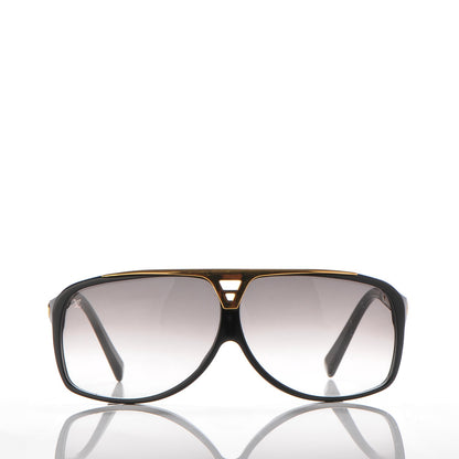 Louis Vuitton Acetate Evidence Sunglasses Z0105E Black 3 of 6