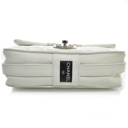 Chanel Lambskin Icons Secret Label Medium Flap White 5 of 12