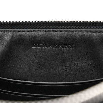 Burberry Mega Check Peyton Crossbody Clutch Bag Black 6 of 12