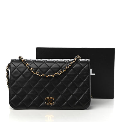 Chanel Lambskin Quilted Small Single Flap Black 12 of 12