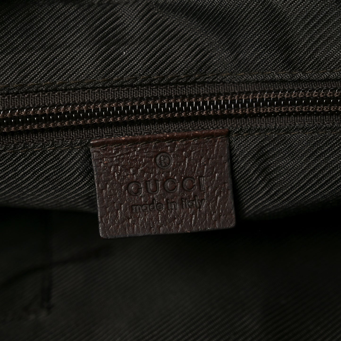 Monogram Medium Half Moon Hobo Dark Brown