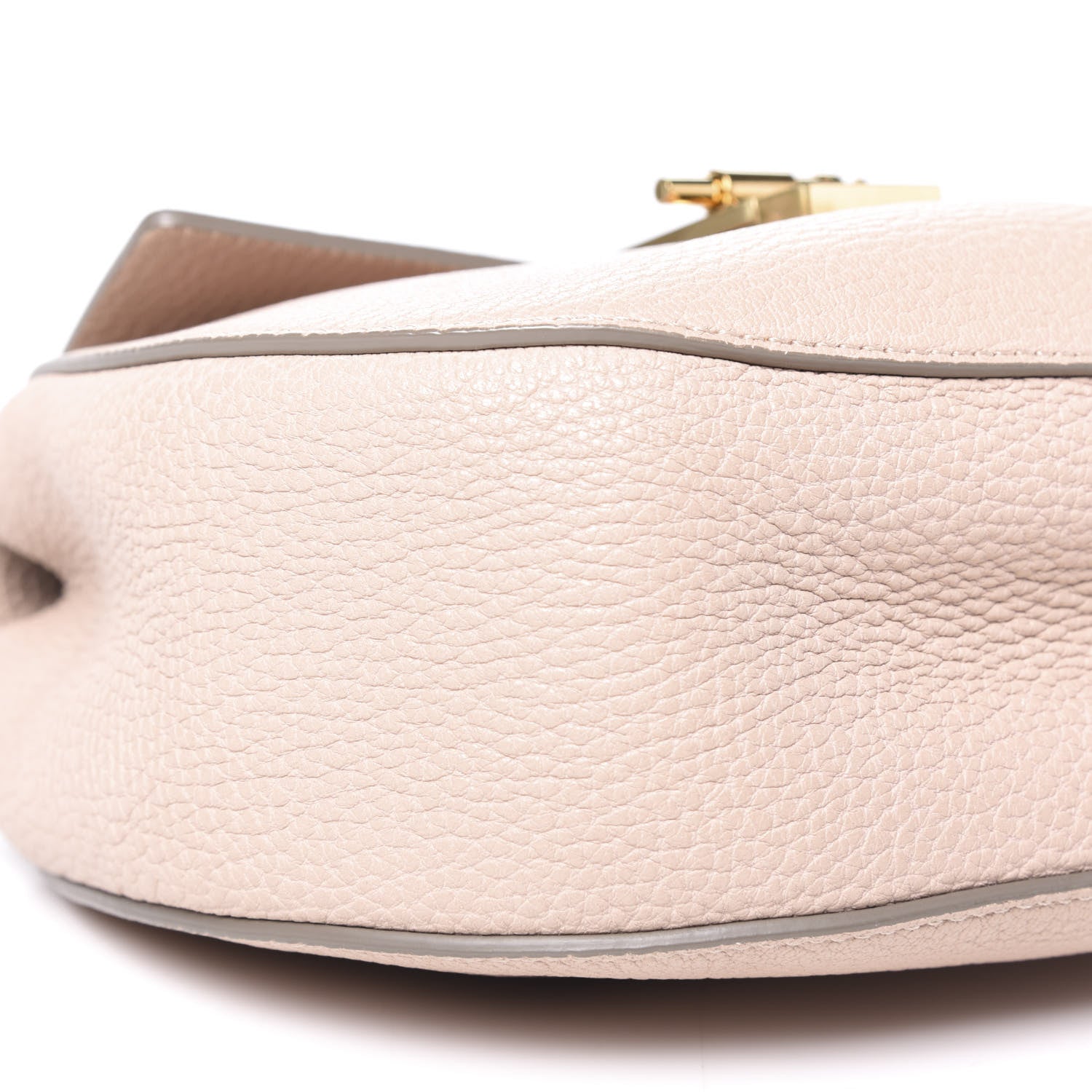 Chloe Grained Lambskin Drew Shoulder Bag Cement Pink 6 of 9