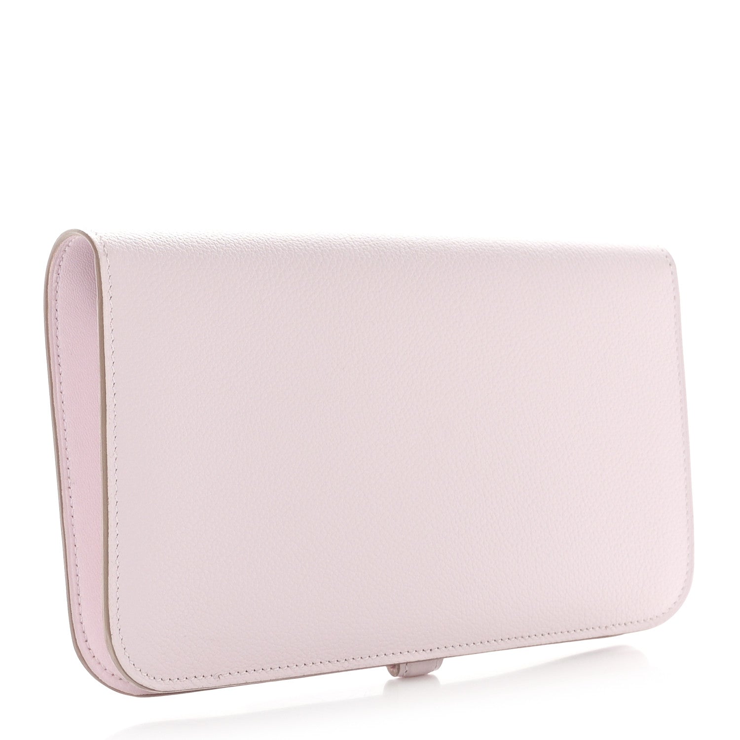 Hermes Evercolor Dogon Duo Wallet Mauve Pale 4 of 9