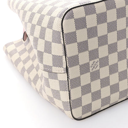 Louis Vuitton Damier Azur Neonoe MM Eau De Rose 9 of 10