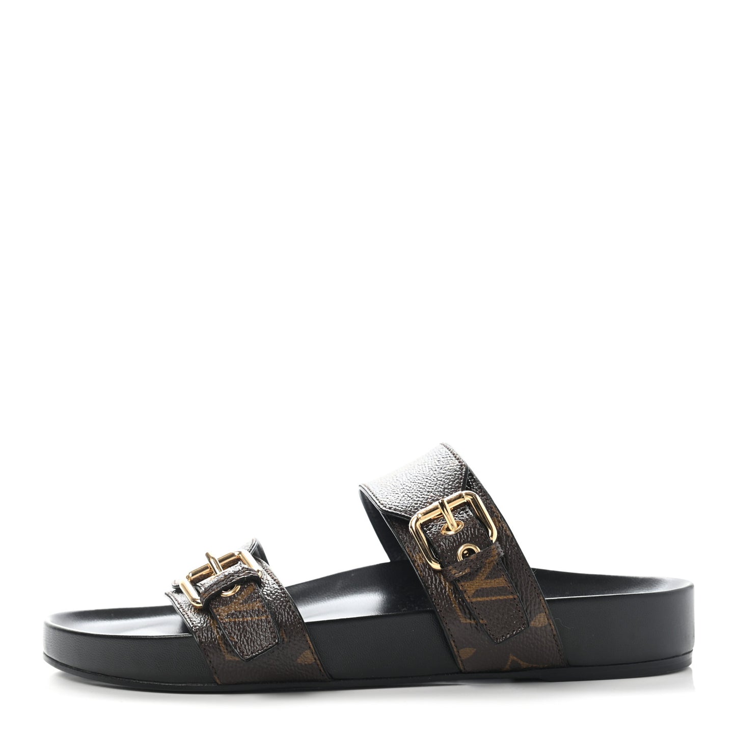 Monogram Bom Dia Mule Sandals 39 Black