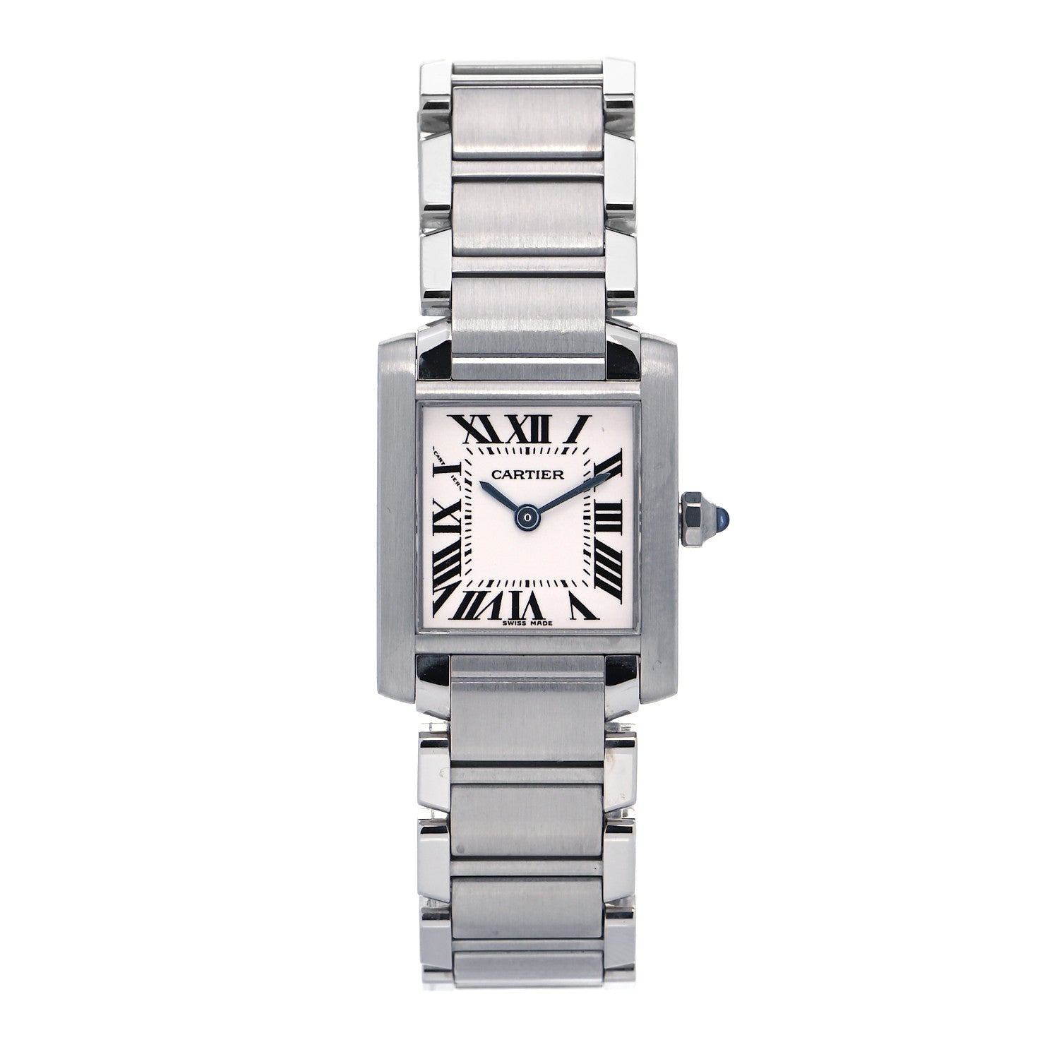 Cartier Stainless Steel 20mm Tank Francaise Quartz Watch 1 of 4