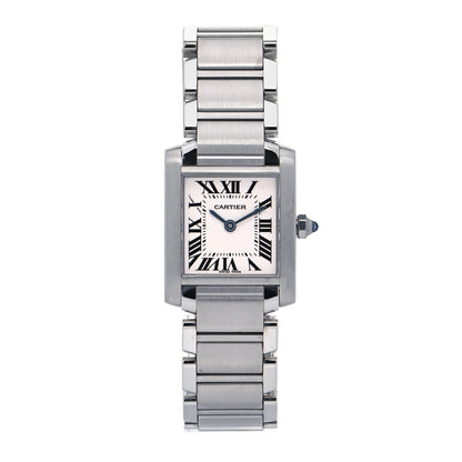 Cartier Stainless Steel 20mm Tank Francaise Quartz Watch 1 of 4