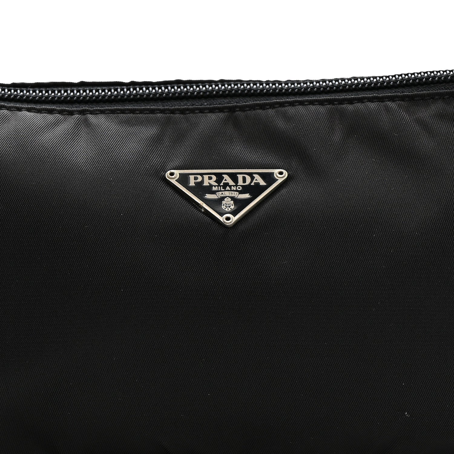 Prada Tessuto Nylon Pochette Bag Black 9 of 15