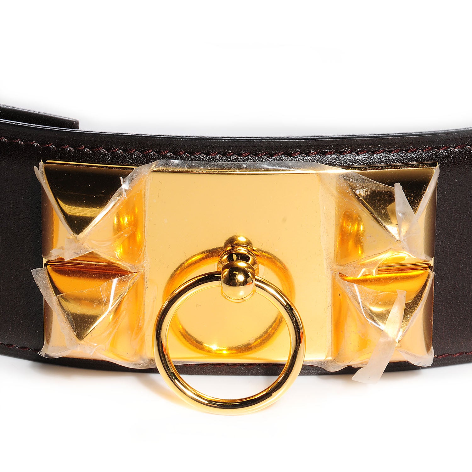 Hermes Box Collier De Chien CDC Belt 75 Chocolate 4 of 7