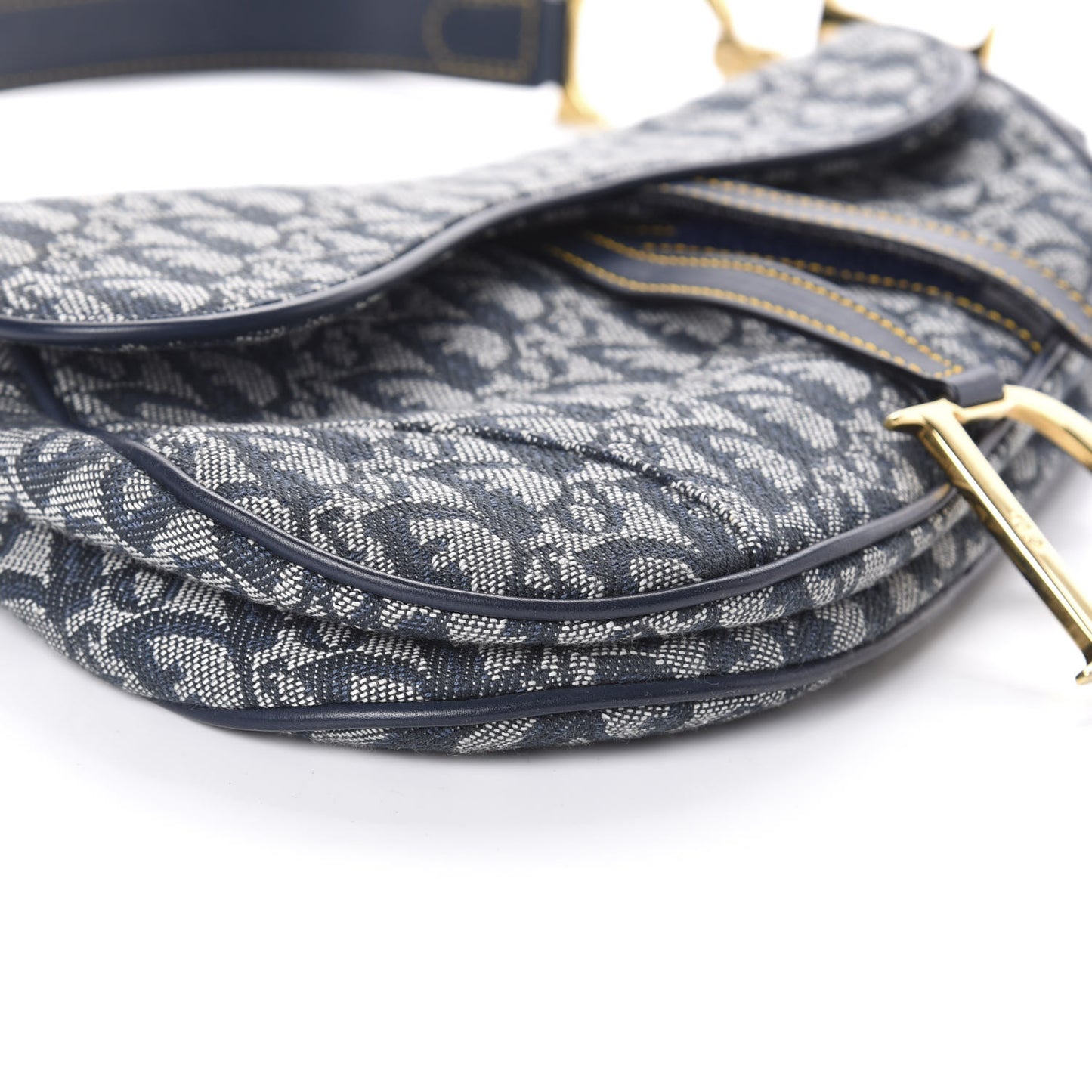 Monogram Saddle Bag Blue
