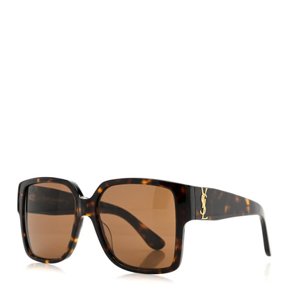 Saint Laurent Acetate Square SL M9 Sunglasses Tortoise 1 of 7