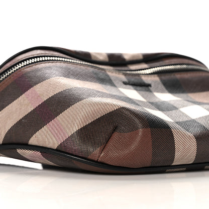Burberry E-canvas Check Bum Bag Dark Birch Brown 10 of 11