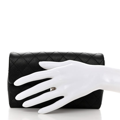 Chanel Grained Calfskin Quilted 2.55 Reissue Flap Belt Bag Clutch Black 2 of 8