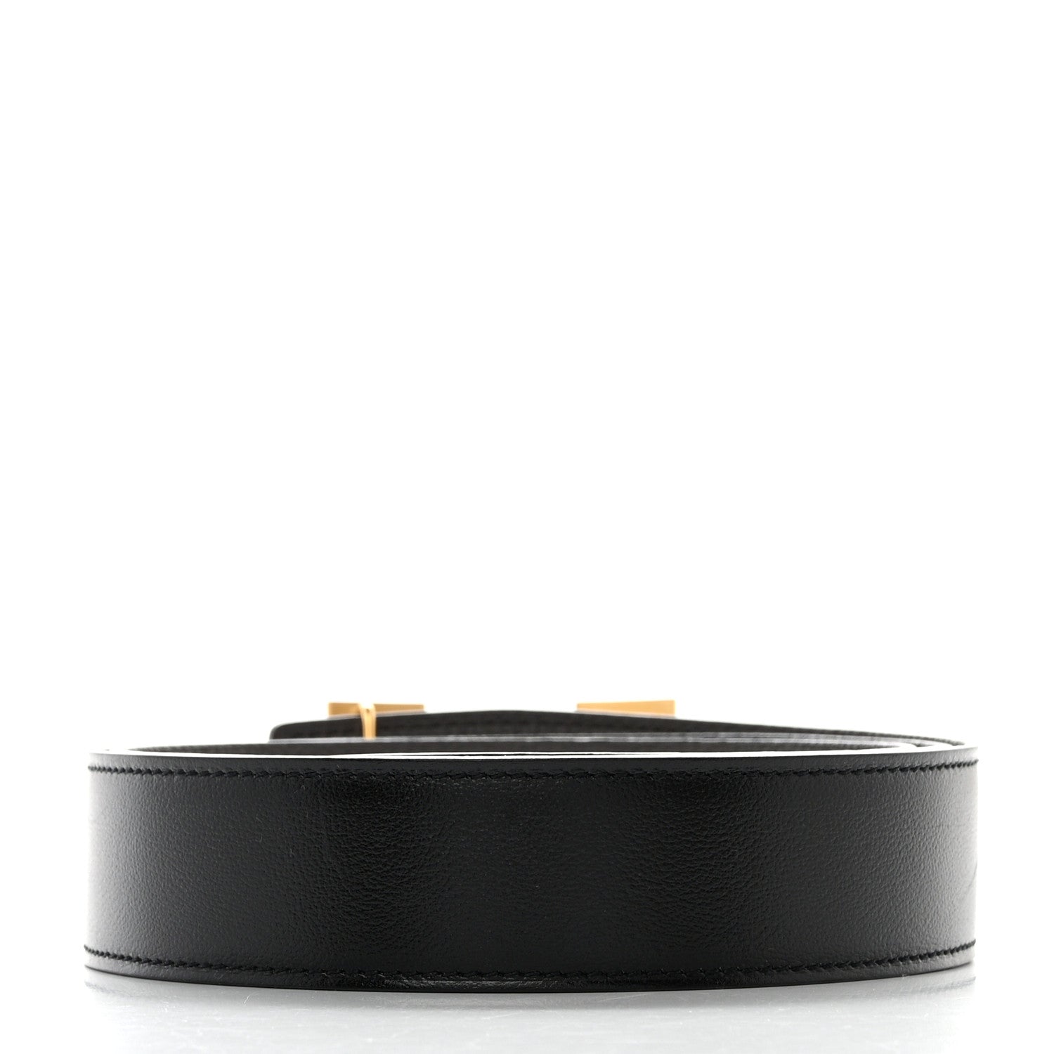 Hermes Box Togo Reversible 32mm H Belt 95 38 Black Etain 2 of 5