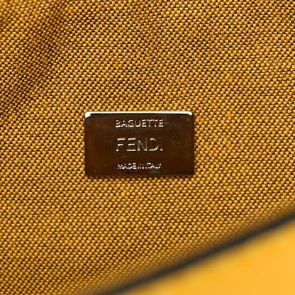 Fendi Nappa Micro Baguette Sunflower 6 of 14