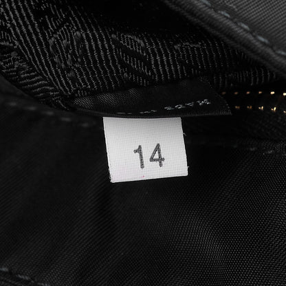 Prada Tessuto Nylon Saffiano Small Messenger Bag Black 8 of 8