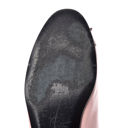 Chanel Lambskin CC Cap Toe Ballerina Flats 36.5 Light Pink Black 12 of 15