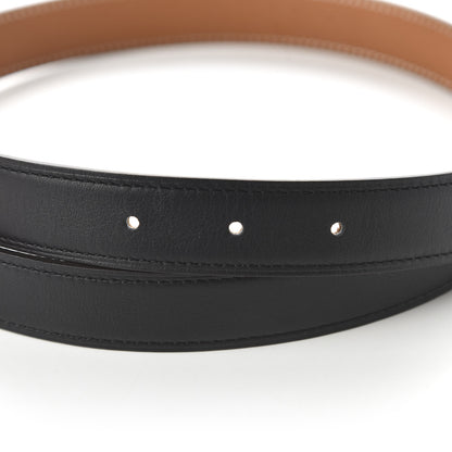 Hermes Box Epsom 24mm Mini H Belt 80 Black Gold 3 of 6