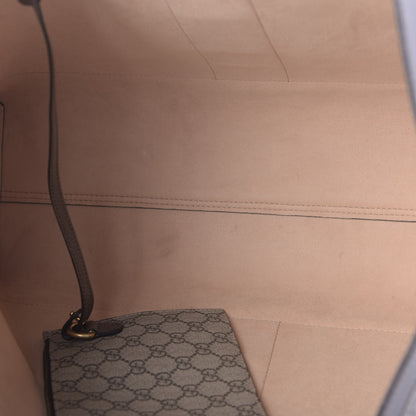 Gucci GG Supreme Monogram Web Large Ophidia Tote Brown 5 of 12