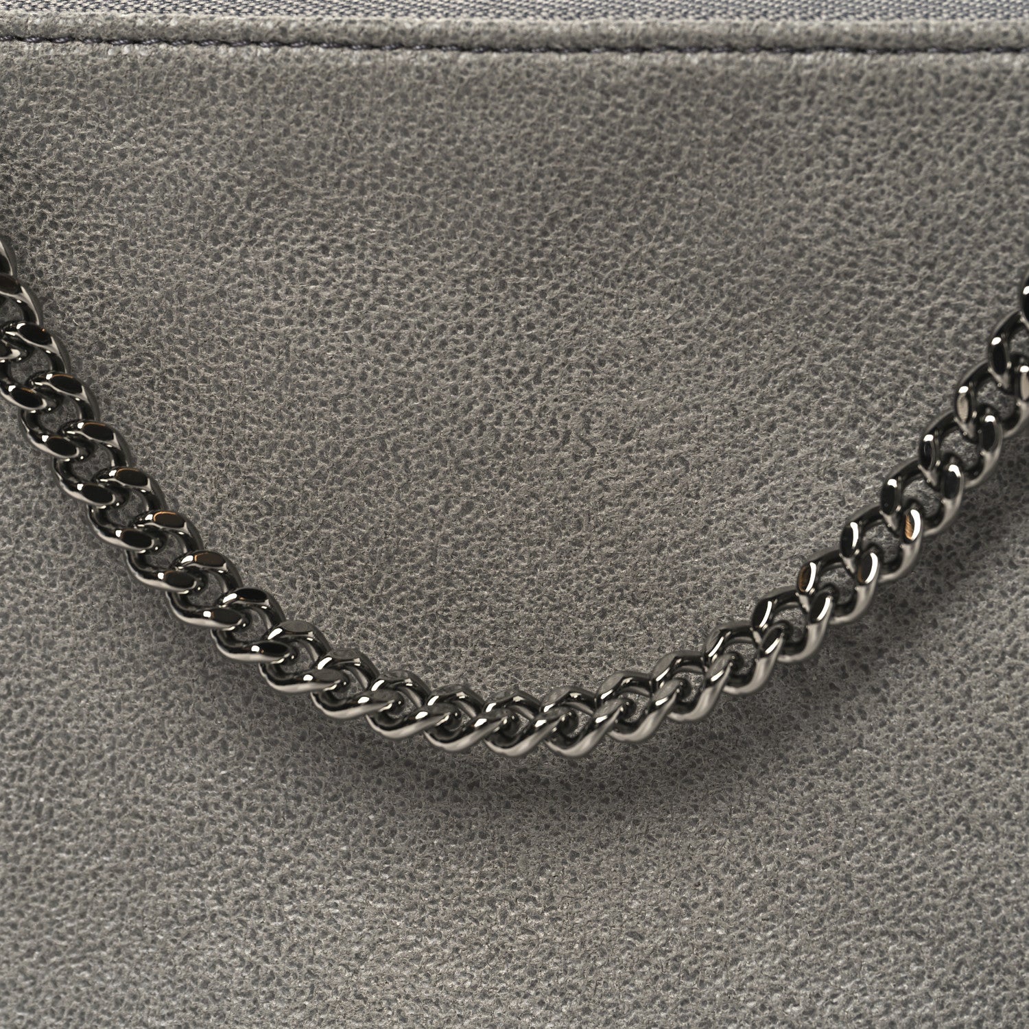 Stella McCartney Shaggy Deer Falabella Clutch Grey 8 of 11