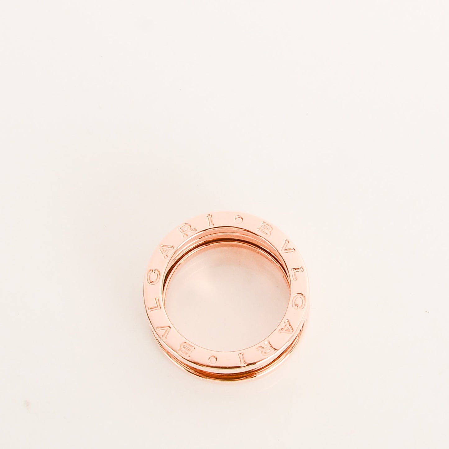 18K Rose Gold B.Zero1 3 Band Ring 50 5.5