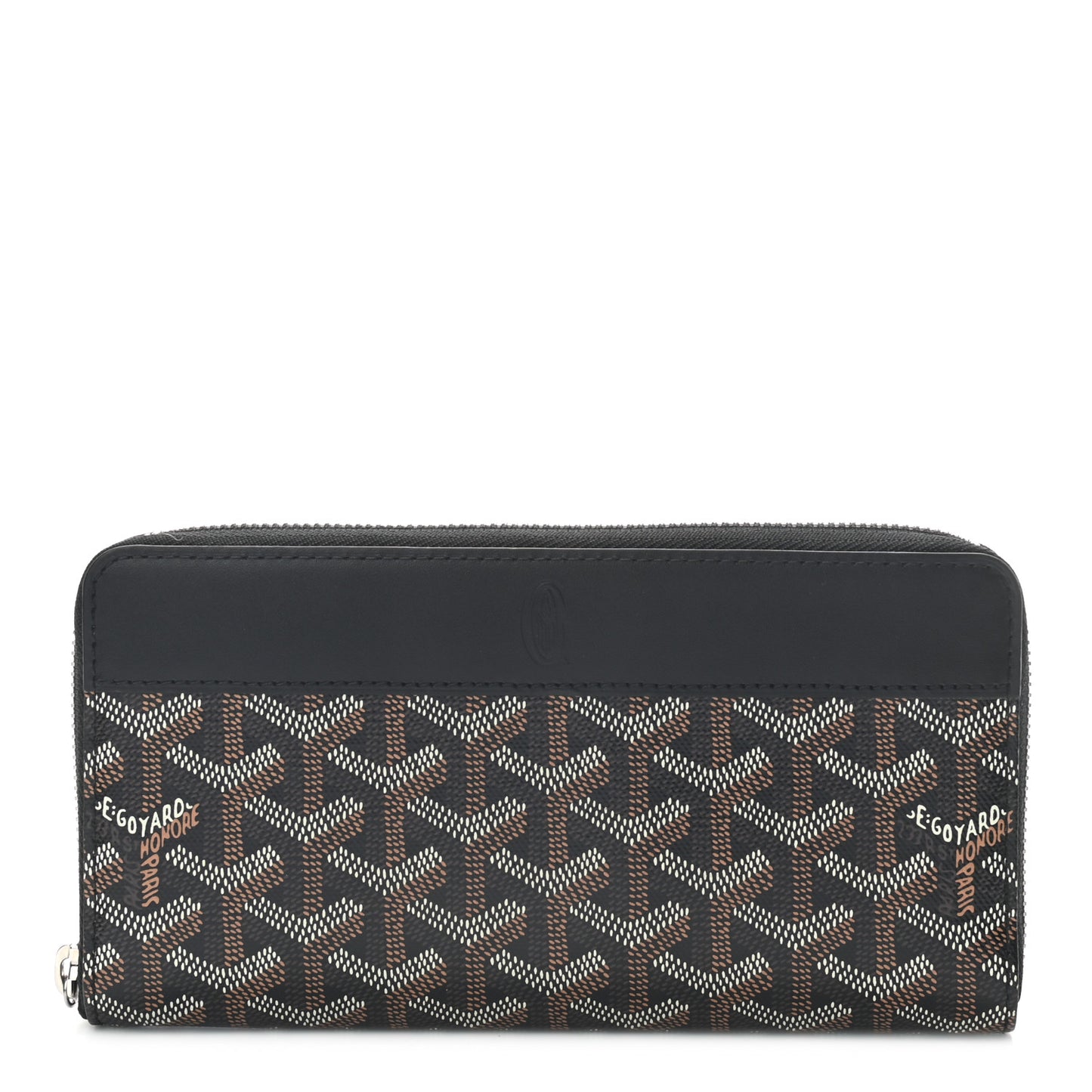 Goyardine Matignon Zip Around GM Wallet Black
