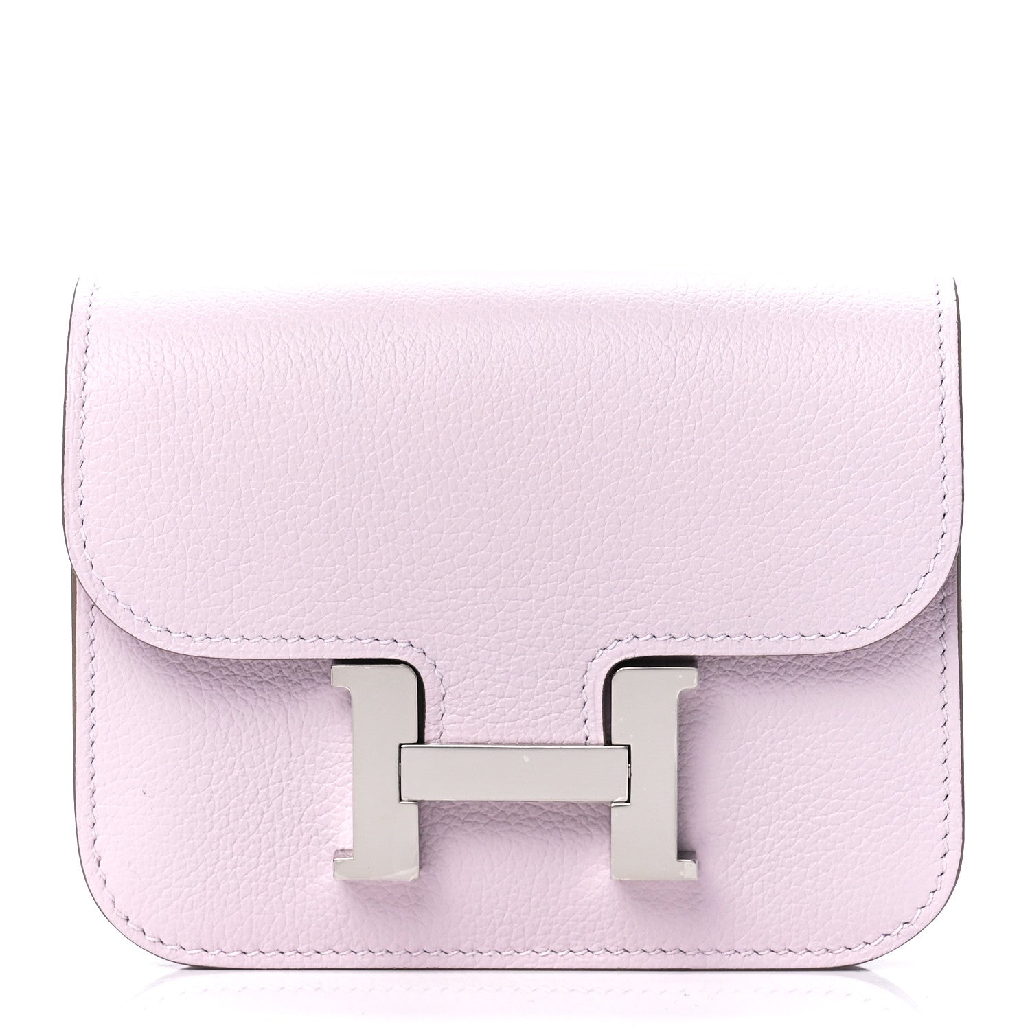 Hermes Evercolor Constance Slim Wallet Mauve Pale 2 of 15
