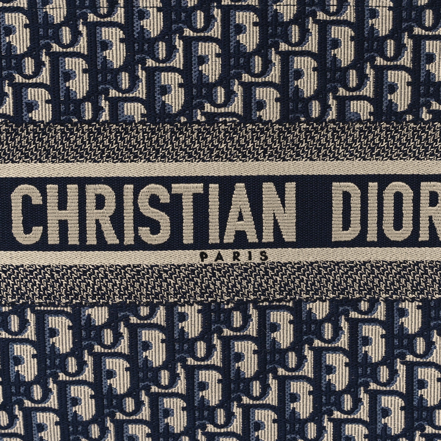 Christian Dior Oblique Medium Book Tote Blue Multicolor 8 of 10
