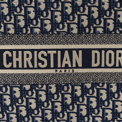 Christian Dior Oblique Medium Book Tote Blue Multicolor 8 of 10