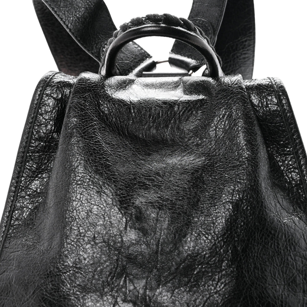 Agneau Giant 12 Silver Hardware S Traveler Backpack Black