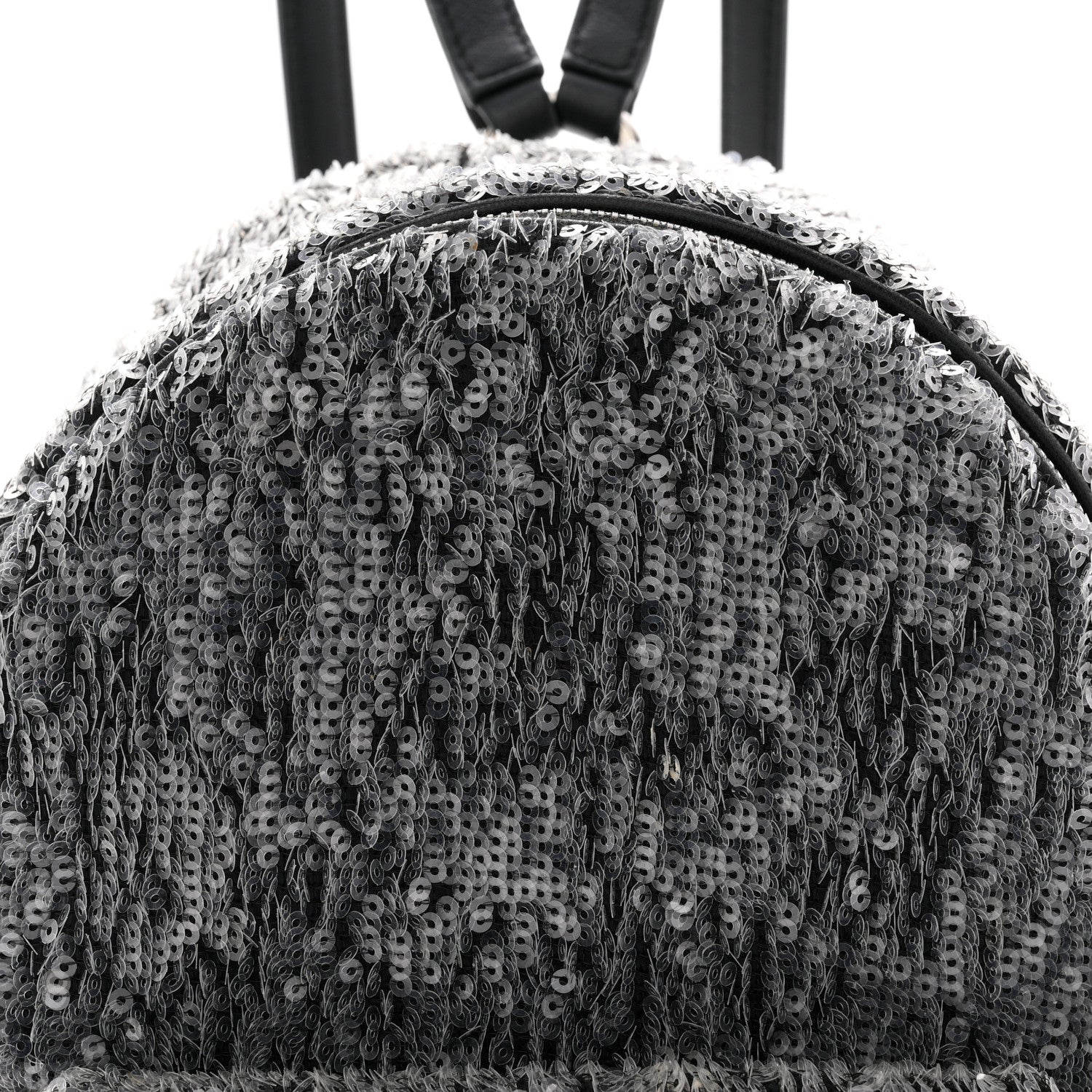 Chanel Sequin Waterfall Backpack Grey 8 of 10
