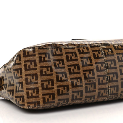 Fendi Vinyl Zucchino Baguette Tobacco 6 of 9