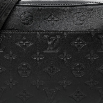Louis Vuitton Calfskin Monogram Shadow Duo Messenger Black 7 of 9