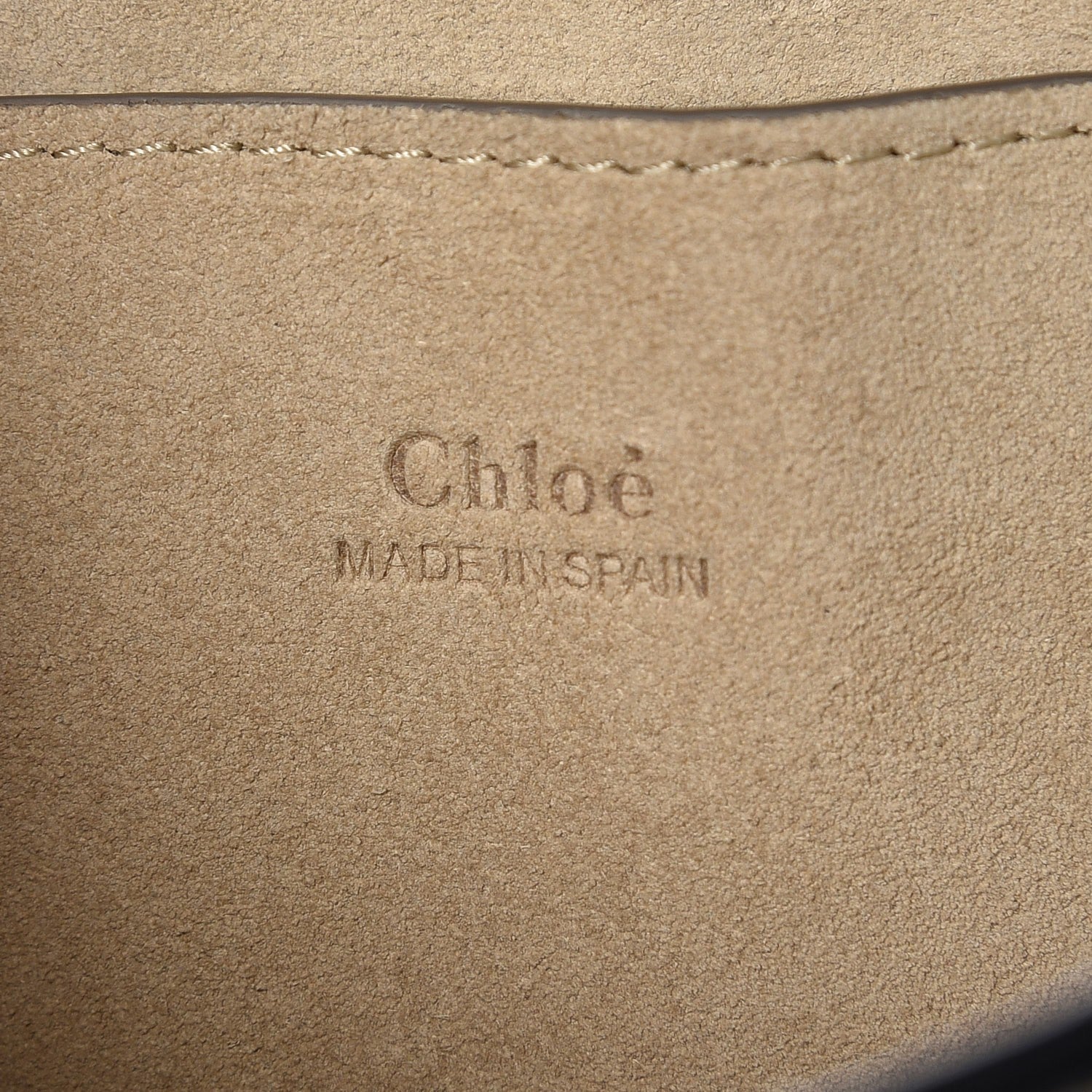Chloe Suede Calfskin Small Faye Shoulder Bag Black 6 of 6