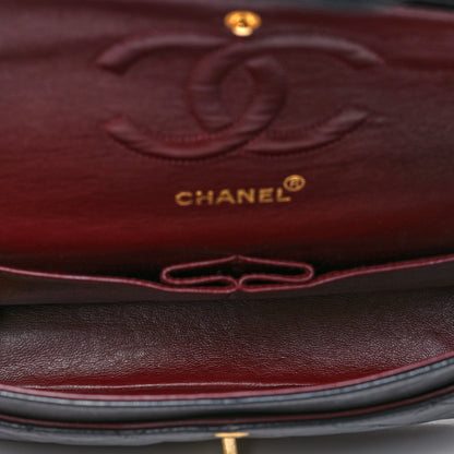 Chanel Lambskin Quilted Medium Double Flap Black 5 of 16